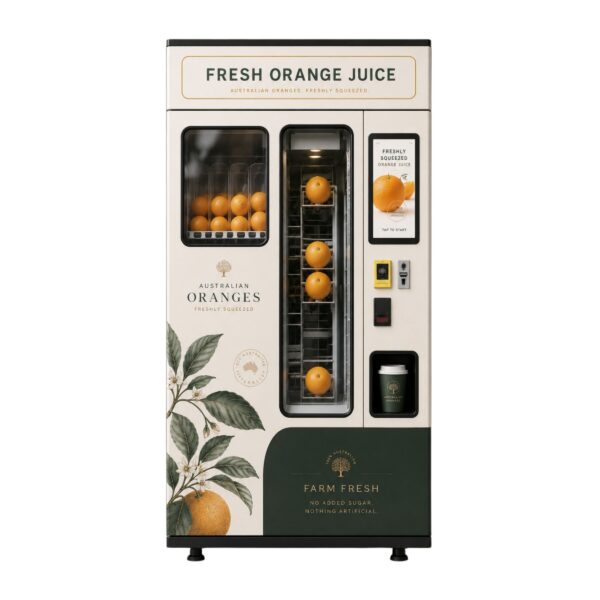 Fresh Squeeze Orange Juice Vending Machine