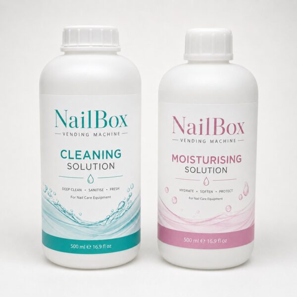 NailBox Vending Machine Cleaning & Moisturising Solution