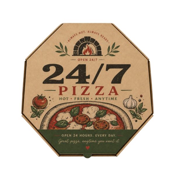 PizzaVend Hot Food Box with Metal Insert - box of 200